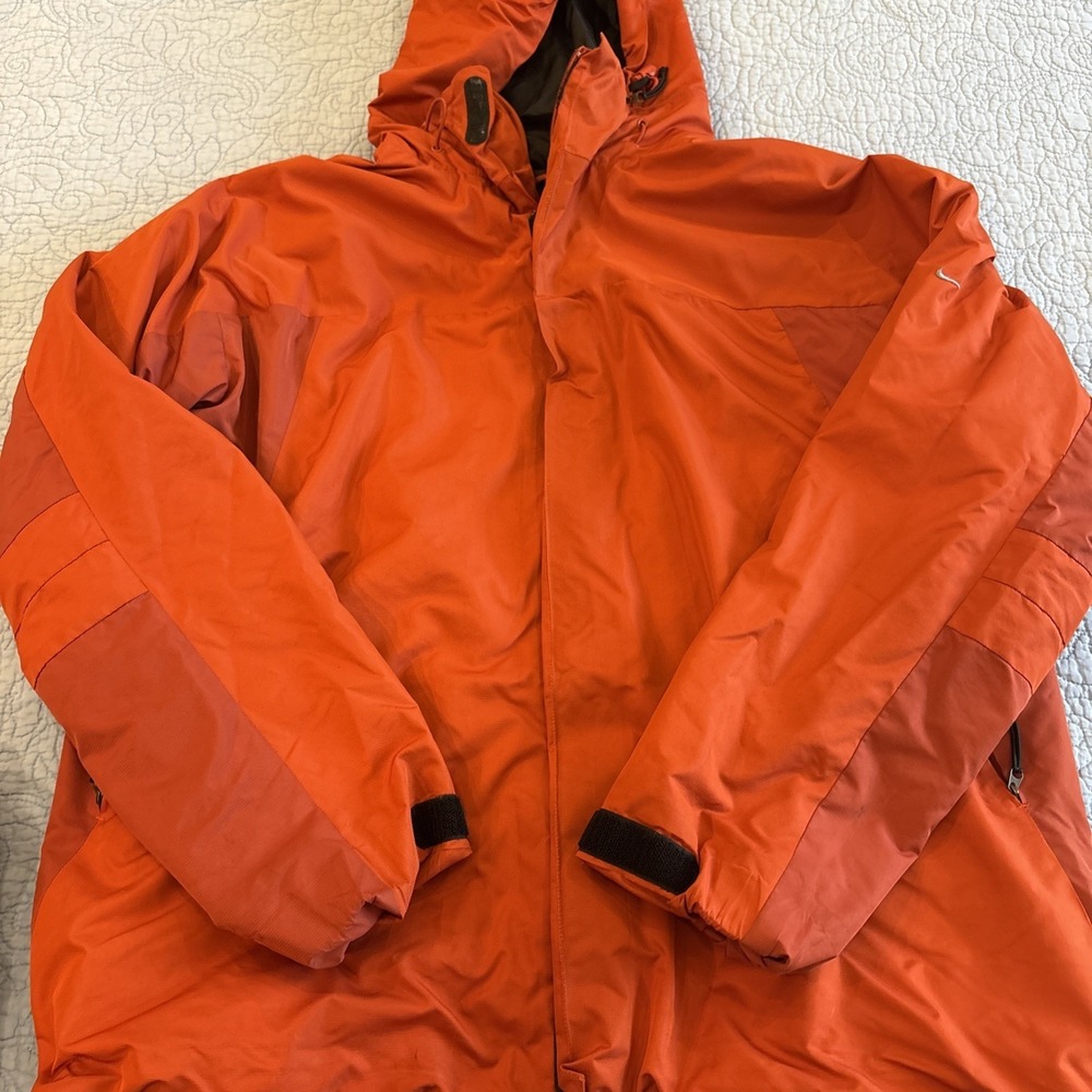 Nike Mens Large Clima-Fit Tech Full Zip Windbreaker Jacket Vintage Hooded